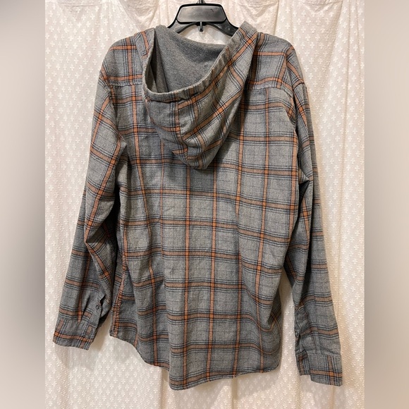 Men's Molokai Surf Co Plad Flannel Button Up Long Sleeve Shirt XXL - Picture 6 of 9